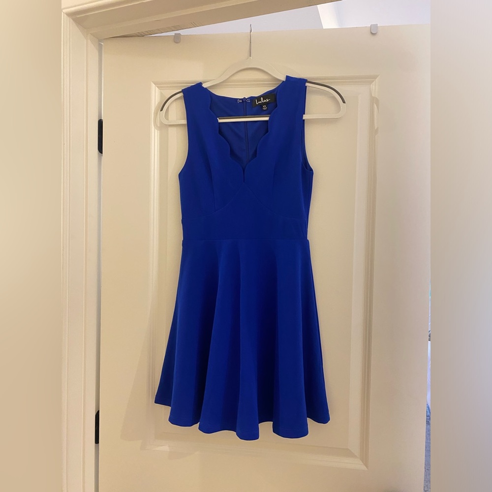 Royal Blue Mini Dress